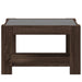 Măsuță de cafea cu LED stejar maro 73x53x45 cm lemn prelucrat - WALTI WALTI