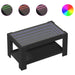 Măsuță de cafea cu LED, negru, 93x53x45 cm, lemn prelucrat - WALTI WALTI