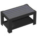 Măsuță de cafea cu LED, negru, 93x53x45 cm, lemn prelucrat - WALTI WALTI