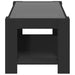 Măsuță de cafea cu LED, negru, 93x53x45 cm, lemn prelucrat - WALTI WALTI