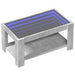 Măsuță de cafea cu LED, gri beton, 93x53x45 cm, lemn prelucrat - WALTI WALTI