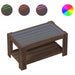 Măsuță de cafea cu LED stejar maro 93x53x45 cm lemn prelucrat - WALTI WALTI