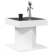Măsuță de cafea cu LED, alb, 50x50x45 cm, lemn prelucrat - WALTI WALTI