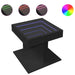 Măsuță de cafea cu LED, negru, 50x50x45 cm, lemn prelucrat - WALTI WALTI
