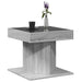 Măsuță de cafea cu LED sonoma gri 50x50x45cm lemn prelucrat - WALTI WALTI