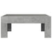 Măsuță de cafea cu LED infinity, gri beton, 70x50x30 cm - WALTI WALTI