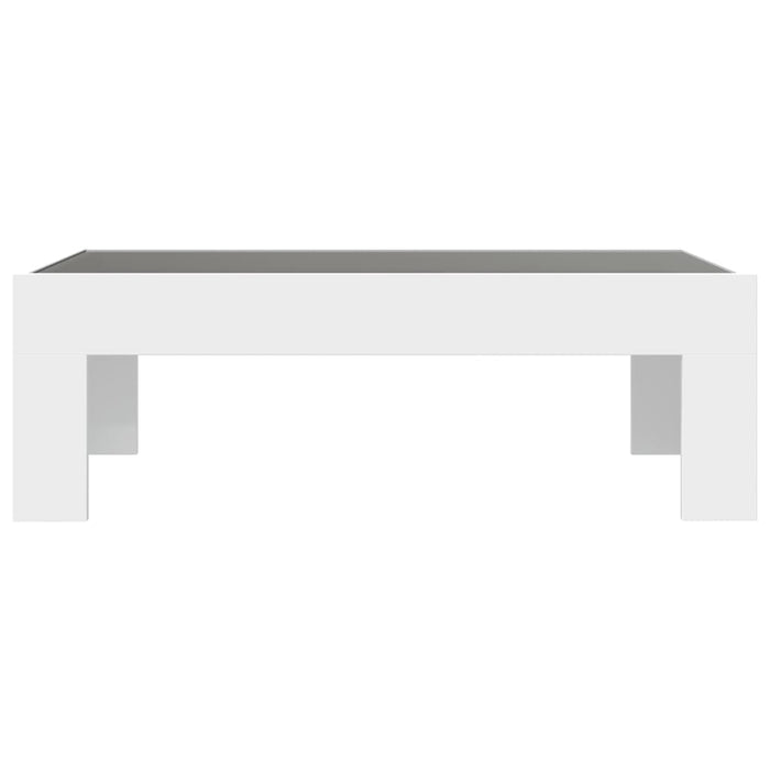 Măsuță de cafea cu LED infinity, alb, 90x50x30 cm - WALTI WALTI