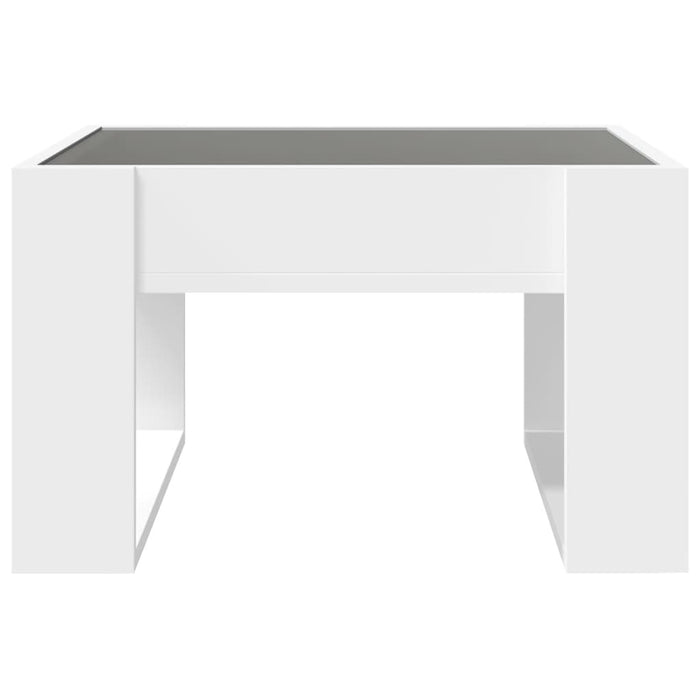 Măsuță de cafea cu LED infinity, alb, 50x53x30 cm - WALTI WALTI