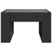 Măsuță de cafea cu LED infinity, negru, 50x53x30 cm - WALTI WALTI