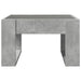 Măsuță de cafea cu LED infinity, gri beton, 50x53x30 cm - WALTI WALTI