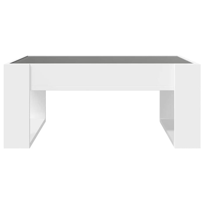Măsuță de cafea cu LED infinity, alb, 70x53x30 cm - WALTI WALTI