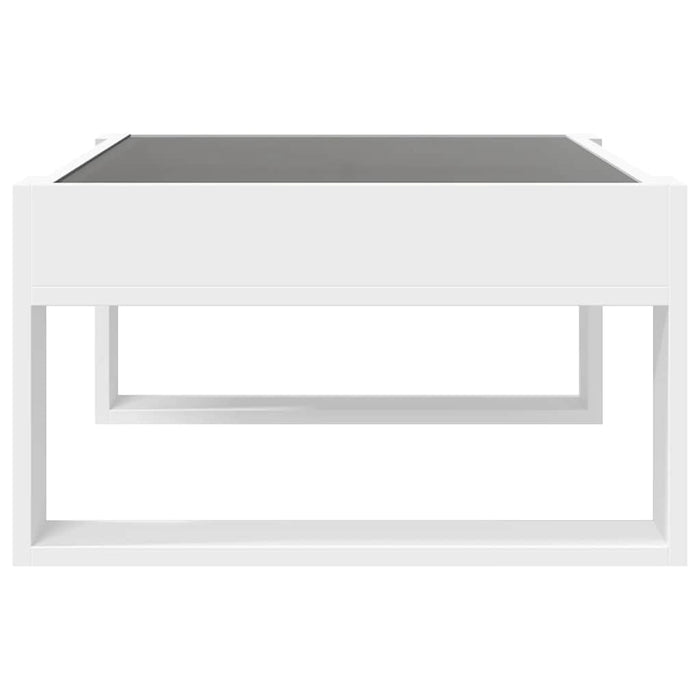 Măsuță de cafea cu LED infinity, alb, 70x53x30 cm - WALTI WALTI