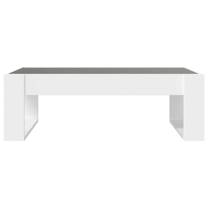 Măsuță de cafea cu LED infinity, alb, 90x53x30 cm - WALTI WALTI
