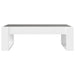 Măsuță de cafea cu LED infinity, alb, 90x53x30 cm - WALTI WALTI