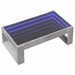 Măsuță de cafea cu LED infinity, gri beton, 90x53x30 cm - WALTI WALTI