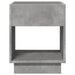 Măsuță de cafea cu LED infinity, gri beton, 40x40x50 cm - WALTI WALTI