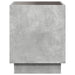 Măsuță de cafea cu LED infinity, gri beton, 40x40x50 cm - WALTI WALTI