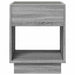 Măsuță de cafea cu LED infinity, gri sonoma, 40x40x50 cm - WALTI WALTI