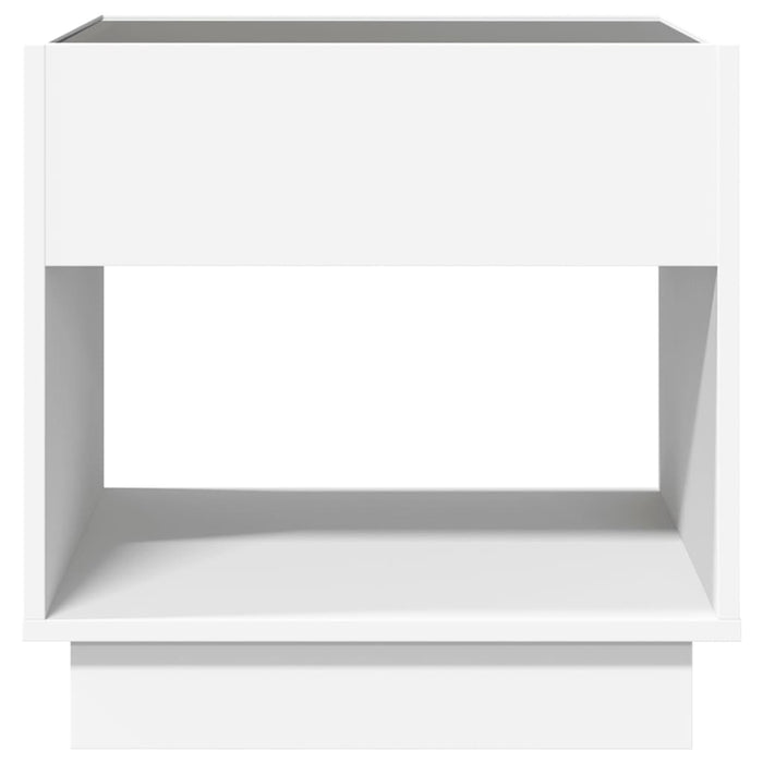 Măsuță de cafea cu LED infinity, alb, 50x50x50 cm - WALTI WALTI