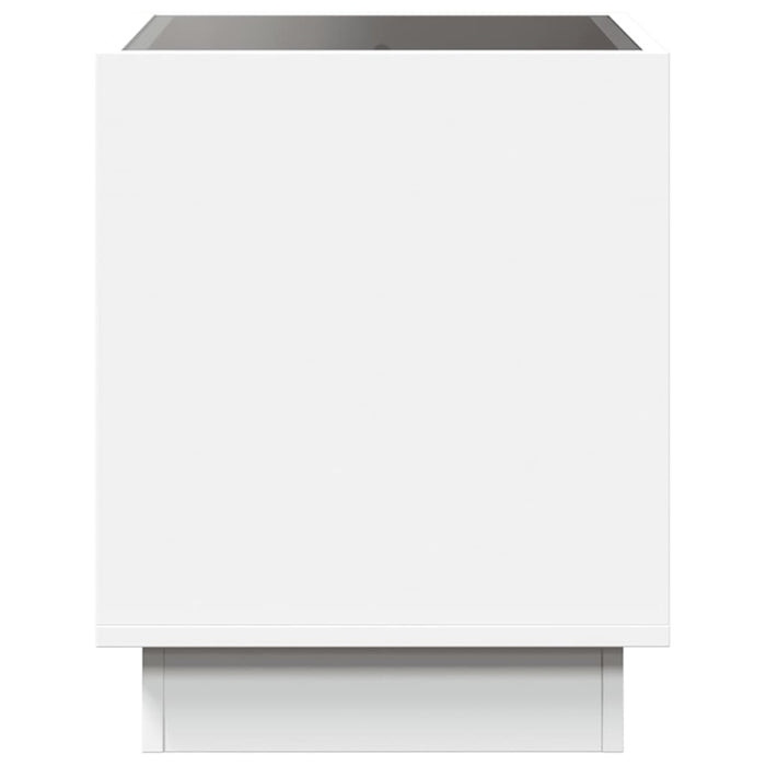 Măsuță de cafea cu LED infinity, alb, 50x50x50 cm - WALTI WALTI