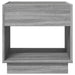 Măsuță de cafea cu LED infinity, gri sonoma, 50x50x50 cm - WALTI WALTI