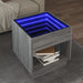 Măsuță de cafea cu LED infinity, gri sonoma, 50x50x50 cm - WALTI WALTI