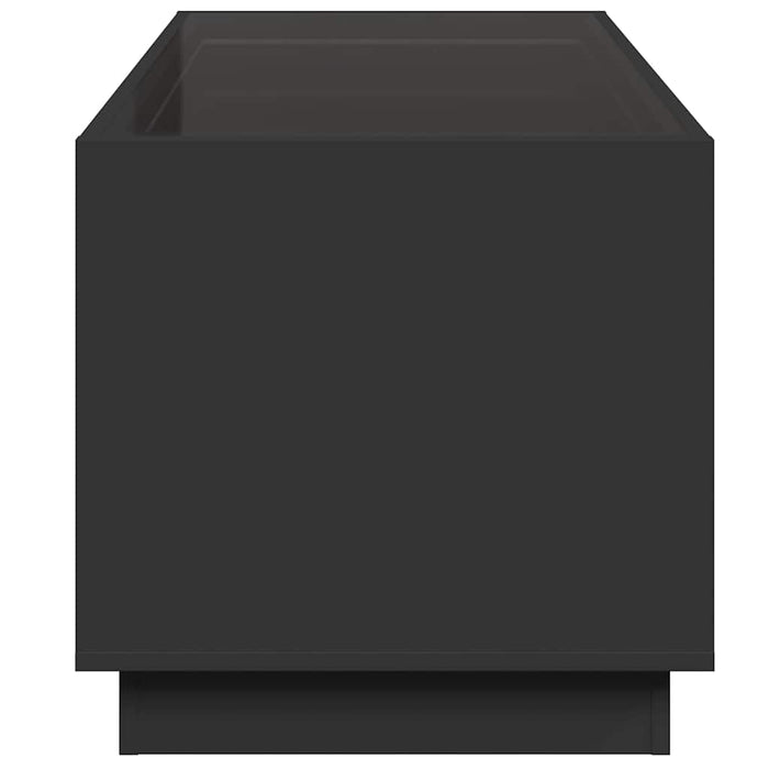 Măsuță de cafea cu LED infinity, negru, 70x50x50 cm - WALTI WALTI