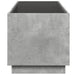Măsuță de cafea cu LED infinity, gri beton, 70x50x50 cm - WALTI WALTI