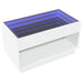 Măsuță de cafea cu LED infinity, alb, 90x50x50 cm - WALTI WALTI