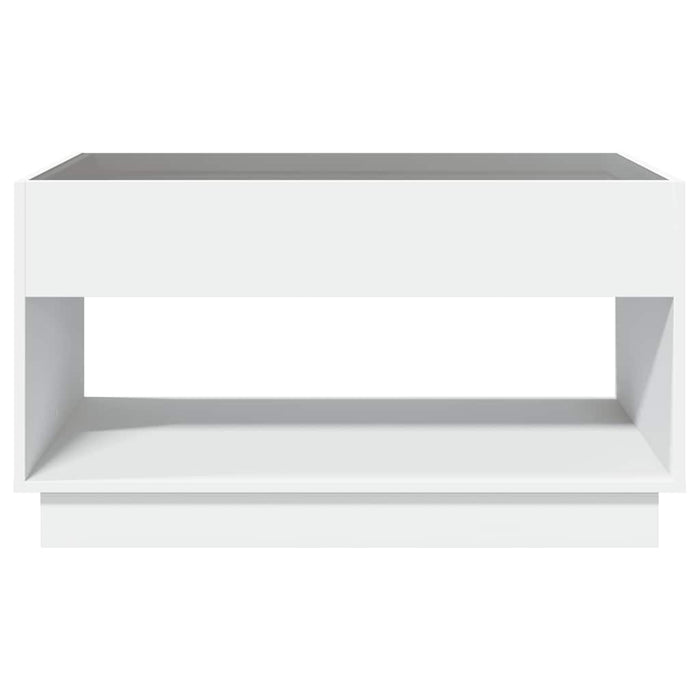 Măsuță de cafea cu LED infinity, alb, 90x50x50 cm - WALTI WALTI