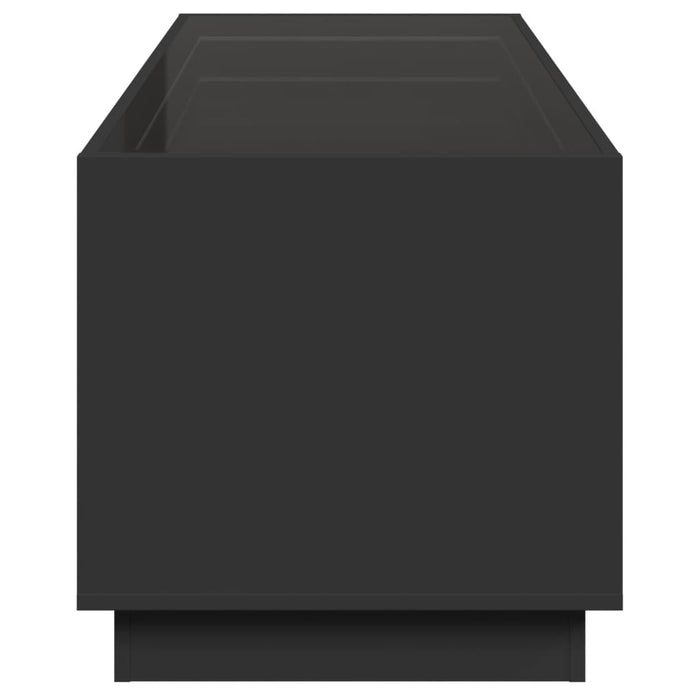 Măsuță de cafea cu LED infinity, negru, 90x50x50 cm - WALTI WALTI