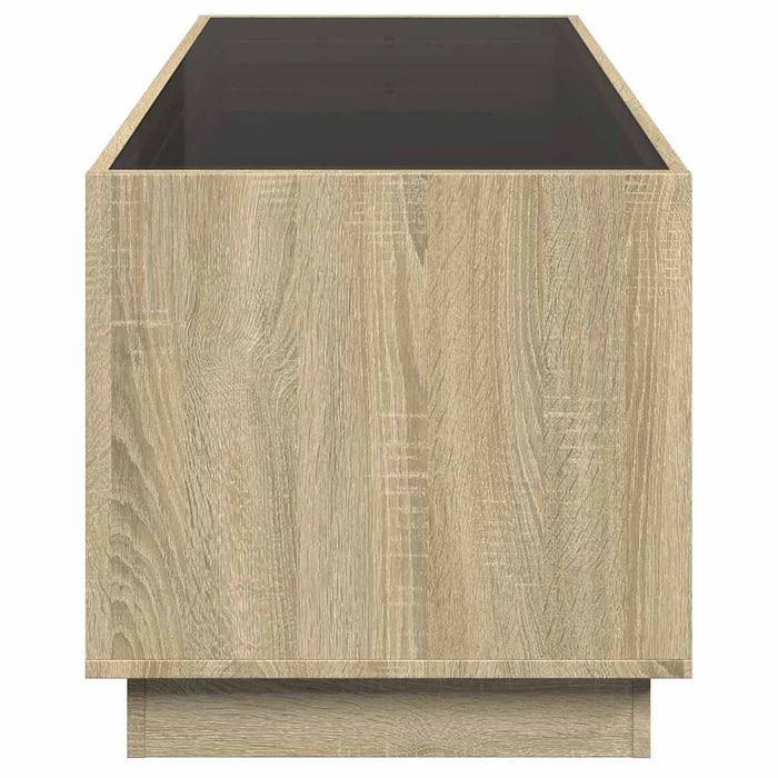 Măsuță de cafea cu LED infinity, stejar sonoma, 90x50x50 cm - WALTI WALTI