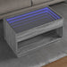 Măsuță de cafea cu LED infinity, gri sonoma, 90x50x50 cm - WALTI WALTI