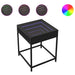 Măsuță de cafea cu LED infinity, negru, 40x40x51 cm - WALTI WALTI
