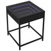 Măsuță de cafea cu LED infinity, negru, 40x40x51 cm - WALTI WALTI