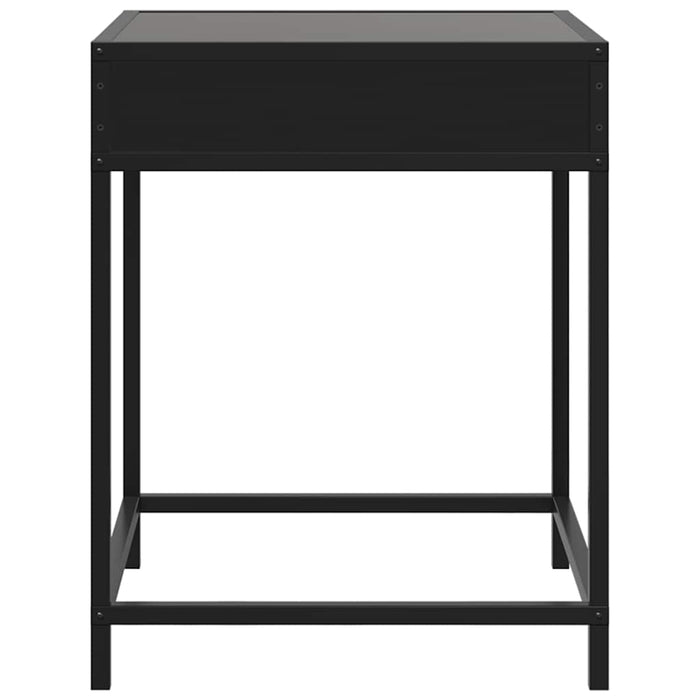 Măsuță de cafea cu LED infinity, negru, 40x40x51 cm - WALTI WALTI