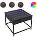 Măsuță de cafea cu LED infinity, negru, 50x50x41 cm - WALTI WALTI