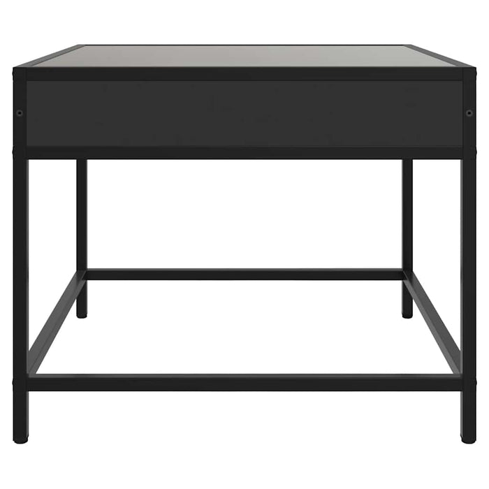 Măsuță de cafea cu LED infinity, negru, 50x50x41 cm - WALTI WALTI