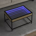 Măsuță de cafea cu LED infinity, stejar sonoma, 70x50x41 cm - WALTI WALTI