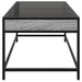 Măsuță de cafea cu LED infinity, gri sonoma, 70x50x41 cm - WALTI WALTI