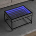 Măsuță de cafea cu LED infinity, gri sonoma, 70x50x41 cm - WALTI WALTI