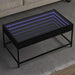 Măsuță de cafea cu LED infinity, negru, 90x50x41 cm - WALTI WALTI
