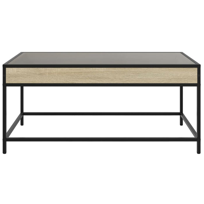 Măsuță de cafea cu LED infinity, stejar sonoma, 90x50x41 cm - WALTI WALTI