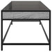 Măsuță de cafea cu LED infinity, gri sonoma, 90x50x41 cm - WALTI WALTI
