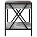 Măsuță de cafea cu LED infinity, gri sonoma, 40x40x49 cm - WALTI WALTI