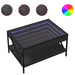 Măsuță de cafea cu LED infinity, negru, 70x50x38 cm - WALTI WALTI
