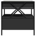 Măsuță de cafea cu LED infinity, negru, 50x50x51 cm - WALTI WALTI