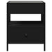 Măsuță de cafea cu LED infinity, negru, 40x40x51 cm - WALTI WALTI