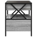 Măsuță de cafea cu LED infinity, gri sonoma, 40x40x51 cm - WALTI WALTI
