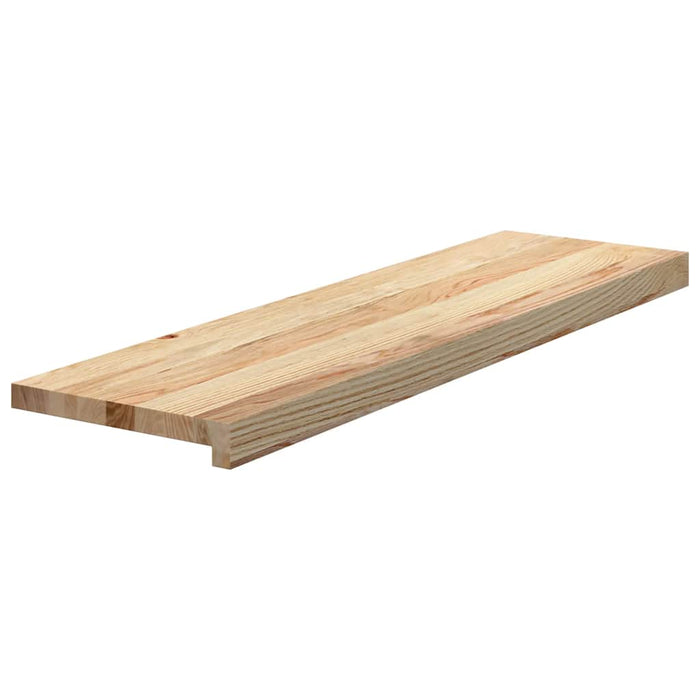 Trepte scari 4 buc Stejar masiv netratat 90x25x2 cm - WALTI WALTI
